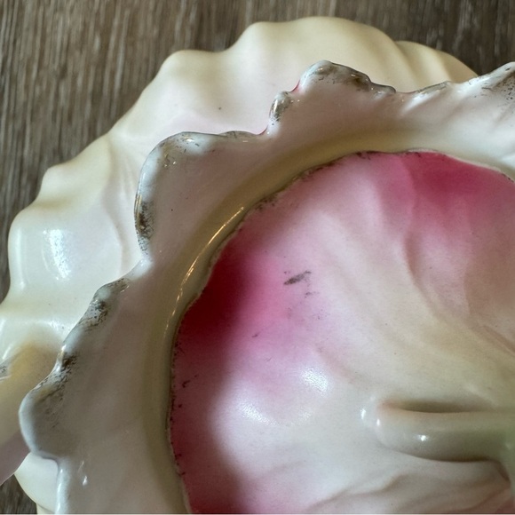 “SOLD” Antique R.S. Prussia Sugar Bowl Hand Painted Flowers Pastel Background - Picture 7 of 11